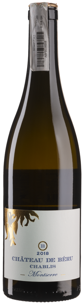 Chablis Montserre 2018, Chateau de Beru 0,750