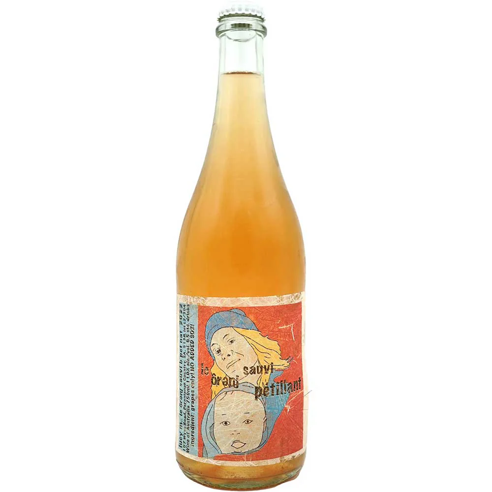 Вино Lucy Margaux Оранж Сові Петіллант / Oranj Sauvi Petillant напівігристе біле сухе 0.75 л