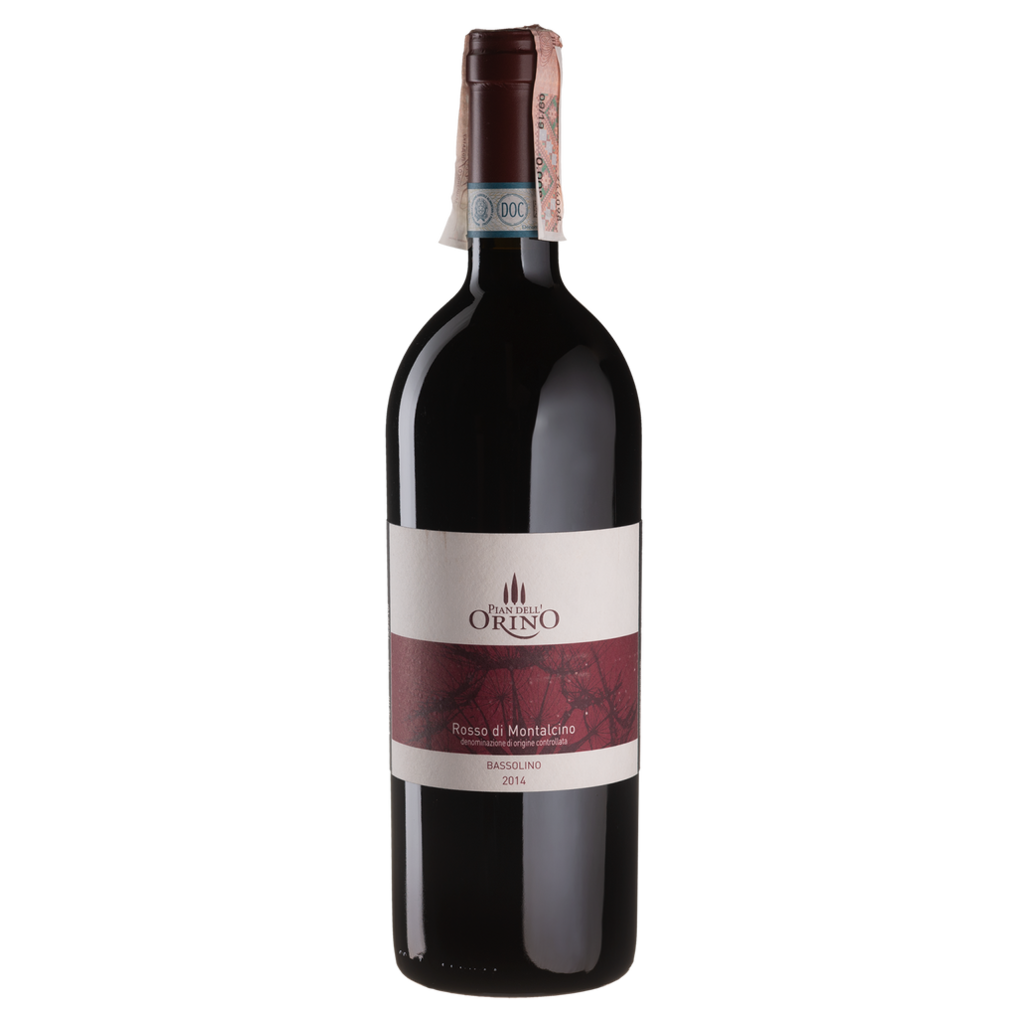 Вино Pian dell'Orino Россо ді Монтальчіно Бассоліно  2014 / Rosso di Montalcino Bassolino натуральне червоне сухе 0,75 л