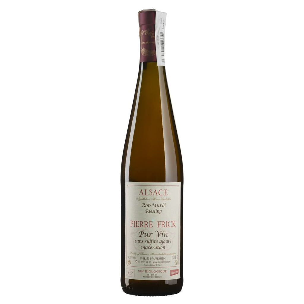 Вино Pierre Frick Рислінг Рот Мюрле Масерасьйон Пур Він 2019 / Riesling Rot Murle Maceration Pur Vin біле сухе 0,75 л