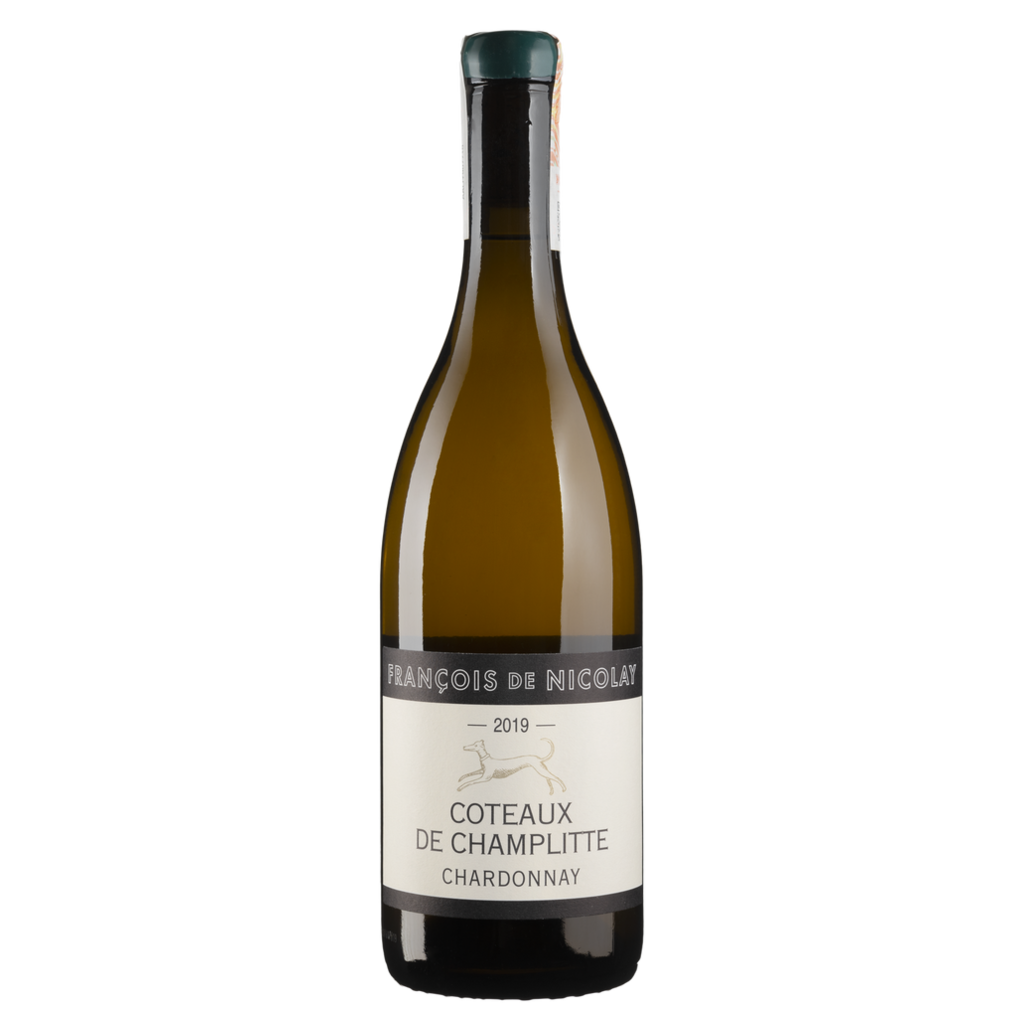 Вино Francois de Nicolay Коте де Шампліт Шардоне / Coteaux De Champlitte Chardonnay біле сухе 0,75 л