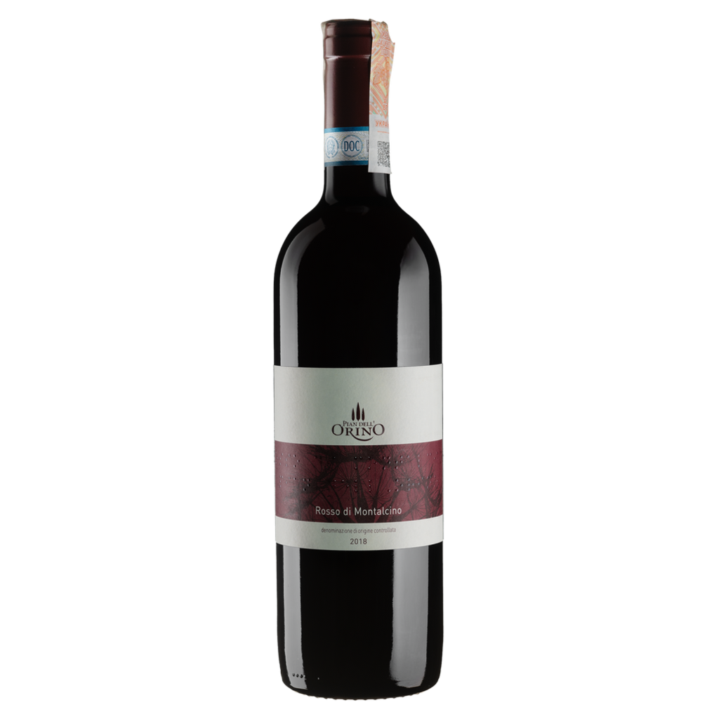 Вино Pian dell'Orino Россо ді Монтальчіно 2018 / Rosso di Montalcino 2018 червоне сухе 0,75 л