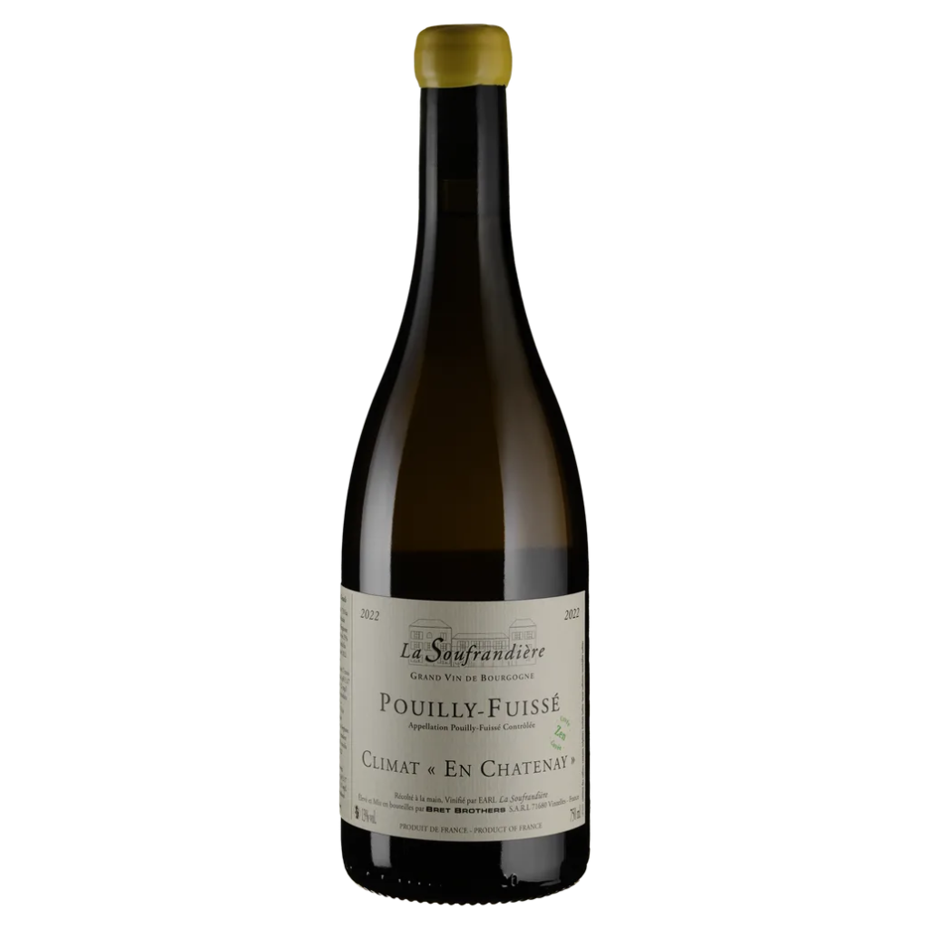 Вино La Soufrandiere Пуї-Фюїссе Кліма Е Шатено Кюве Зен 2021 / Pouilly-Fuisse Climat En Chatenay Cuvee Zen біле сухе 0,75 л