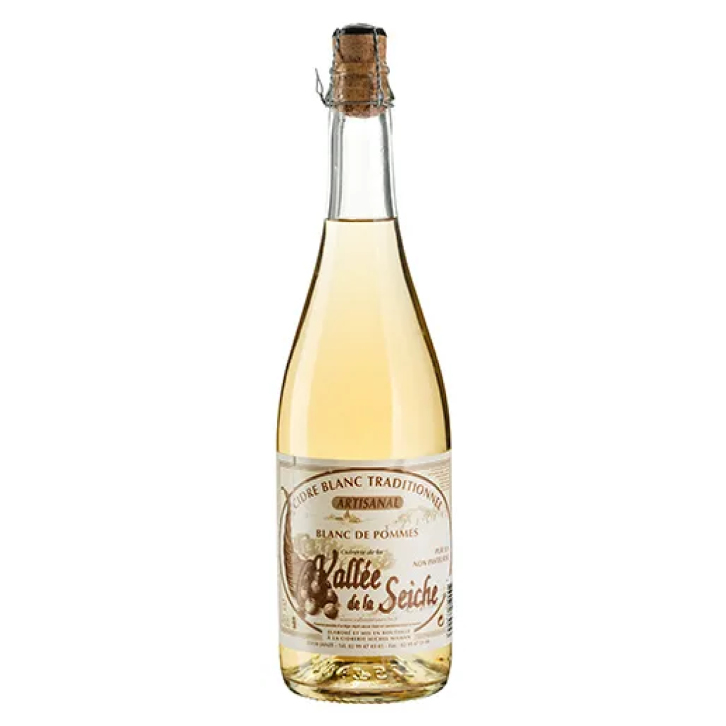 Cidre Blanc Traditionnel Artisanal, Vallee de la Seiche 0,750