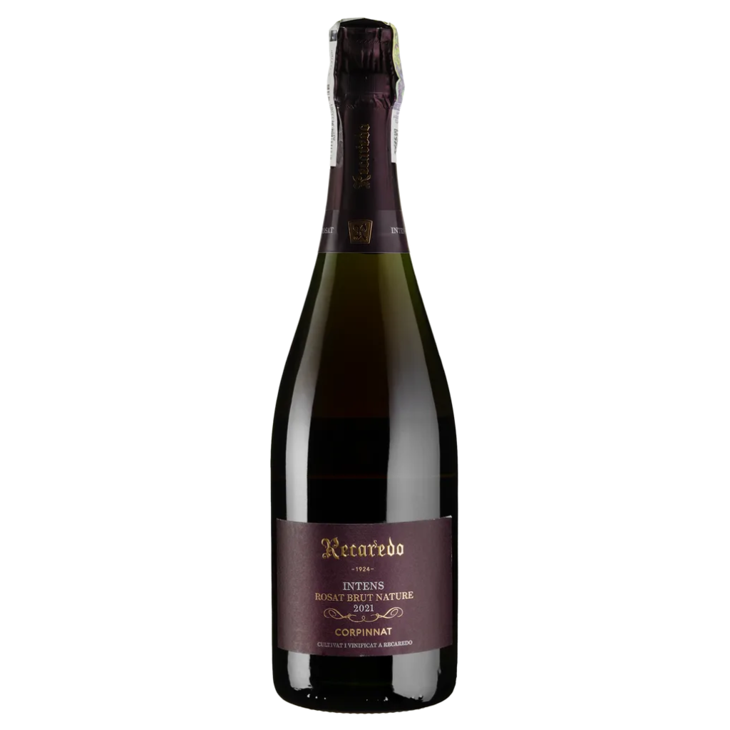 Вино Recaredo Інтенс Розат Брют Натюр 2021 / Intens Rosat Brut Nature виноградне натуральне рожеве ігристе без дозажу 0.75л