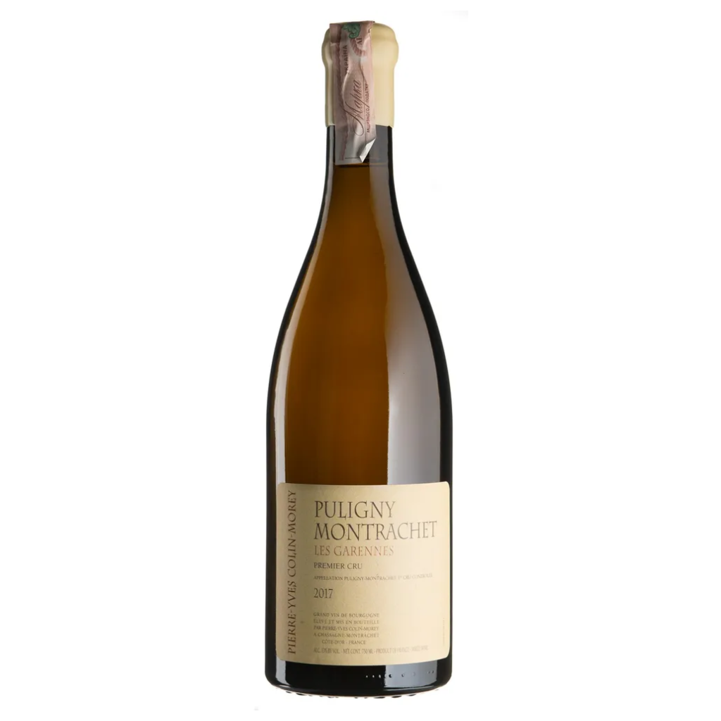 Вино Colin-Morey Pierre-Yves Пюліньї Монраше Прем'єр Крю Ле Гарен 2017 / Puligny-Montrachet Premier Cru Les Garennes біле сухе 0,75 л