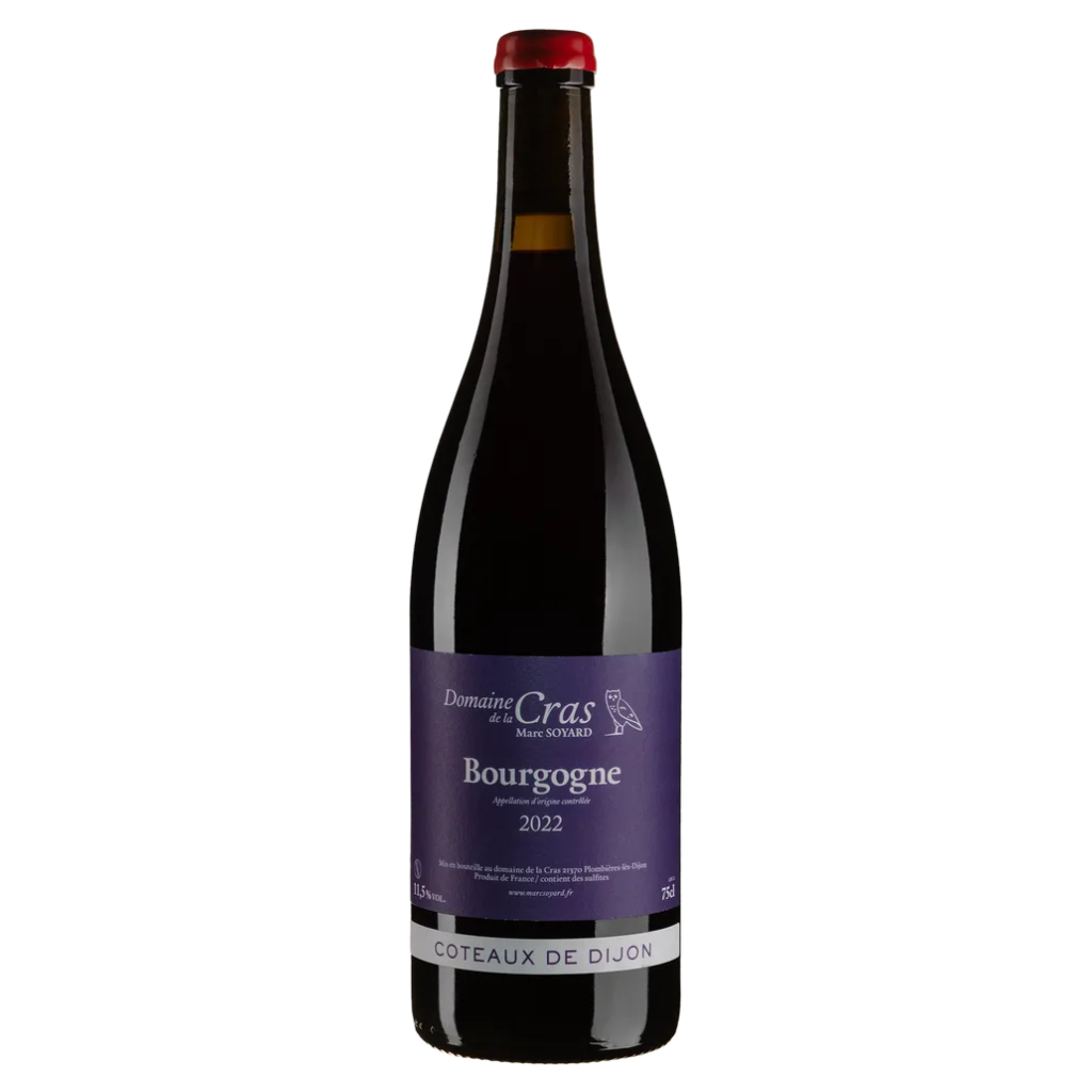 Bourgogne Coteaux de Dijon Rouge 2022, Domaine de la Cras 0.750