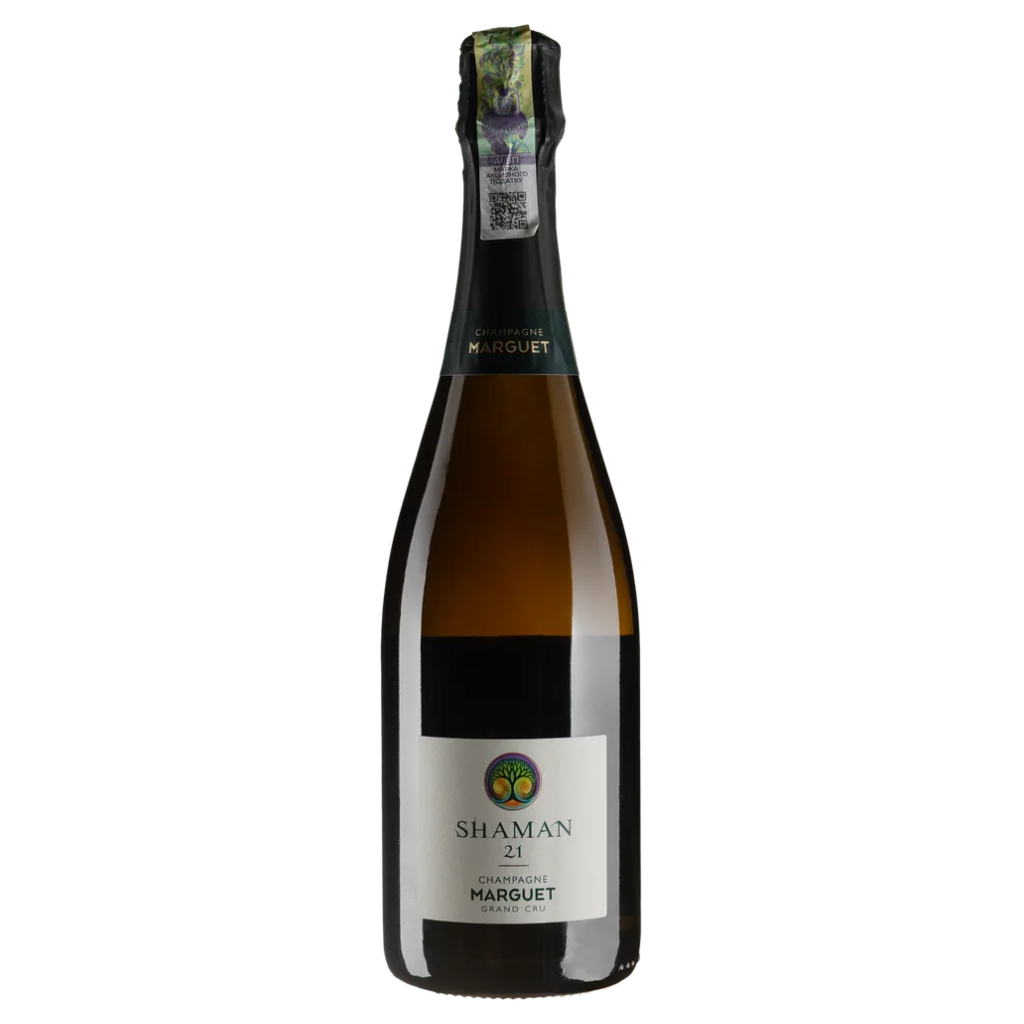 Шампанське Champagne Marguet Шаман 21 Гран Крю / Shaman 21 Grand Cru біле брют-натюр 0.75л
