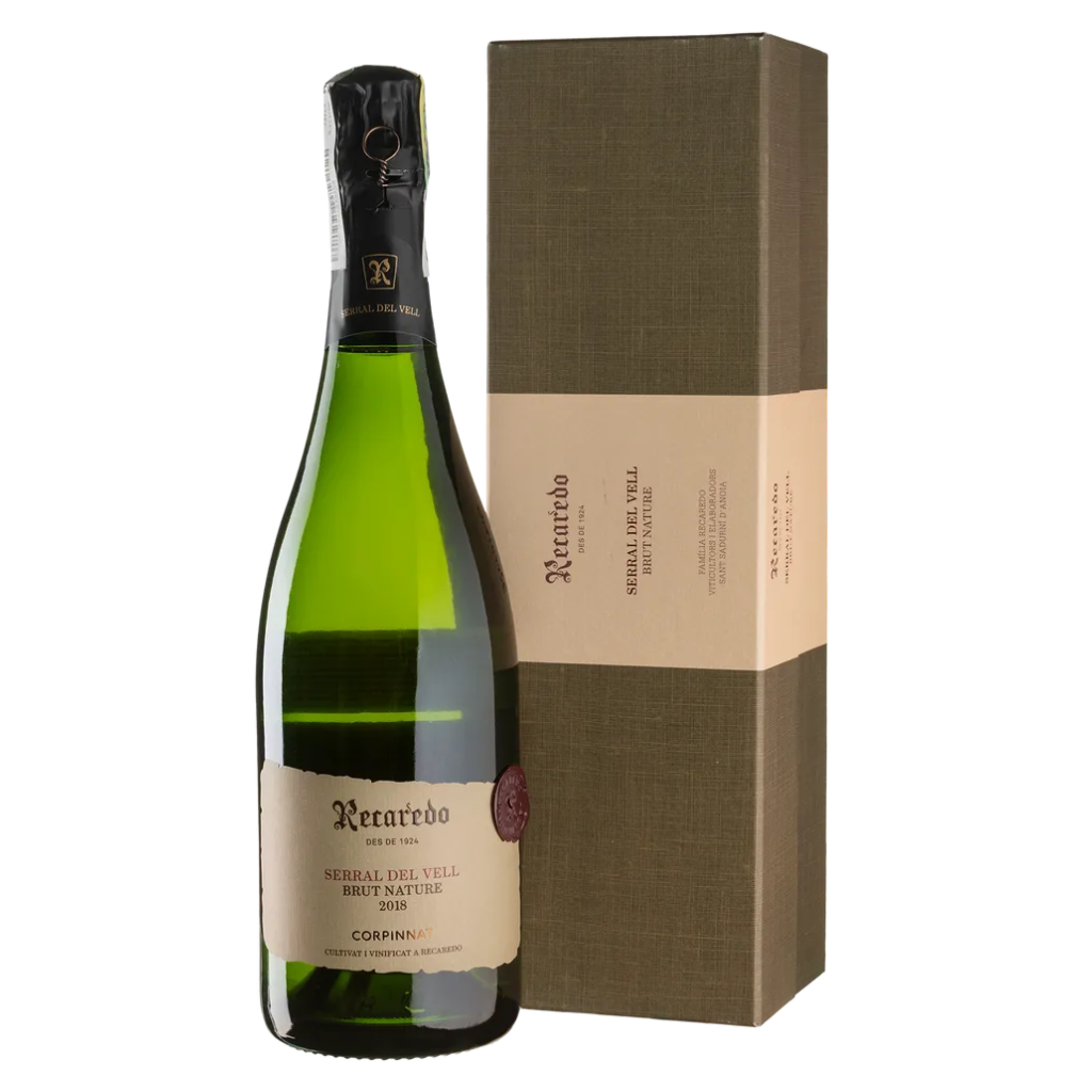Вино Recaredo Серрал дель Велл Брют Натюр 2018 / Serral del Vell Brut Nature виноградне натуральне ігристе біле без дозажу 0.75л