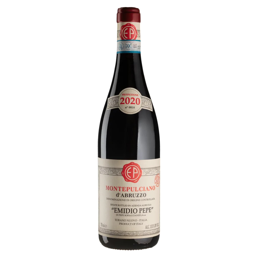 Вино Emidio Pepe Монтепульчано д'Абруццо 2020 / Montepulciano d'Abruzzo вино виноградне натуральне  червоне сухе 0.75л