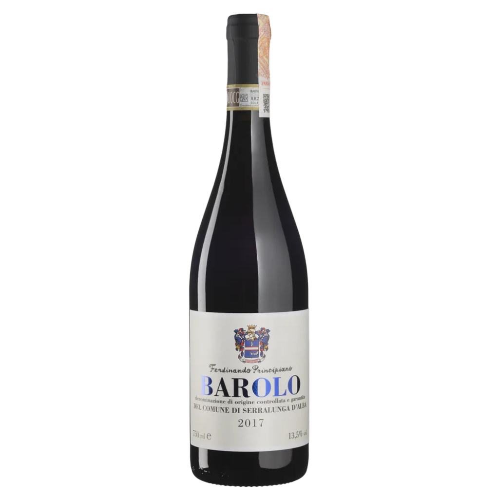 Вино Ferdinando Principiano Бароло DOCG дель Комуне ді Серралунга / Barolo DOCG del Comune di Serralunga Вино виноградне натуральне  червоне сухе 0.75л