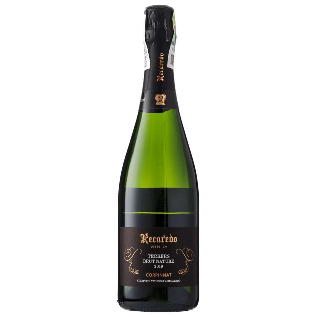 Вино Террерс Брют Натюр 2019 / Terrers Brut Nature виноградне натуральне ігристе біле без дозажу 0.75л