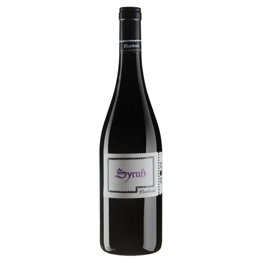 Вино Tomislav Markovic Сіра 2022 / Syrah виноградне натуральне червоне сухе 0.75л