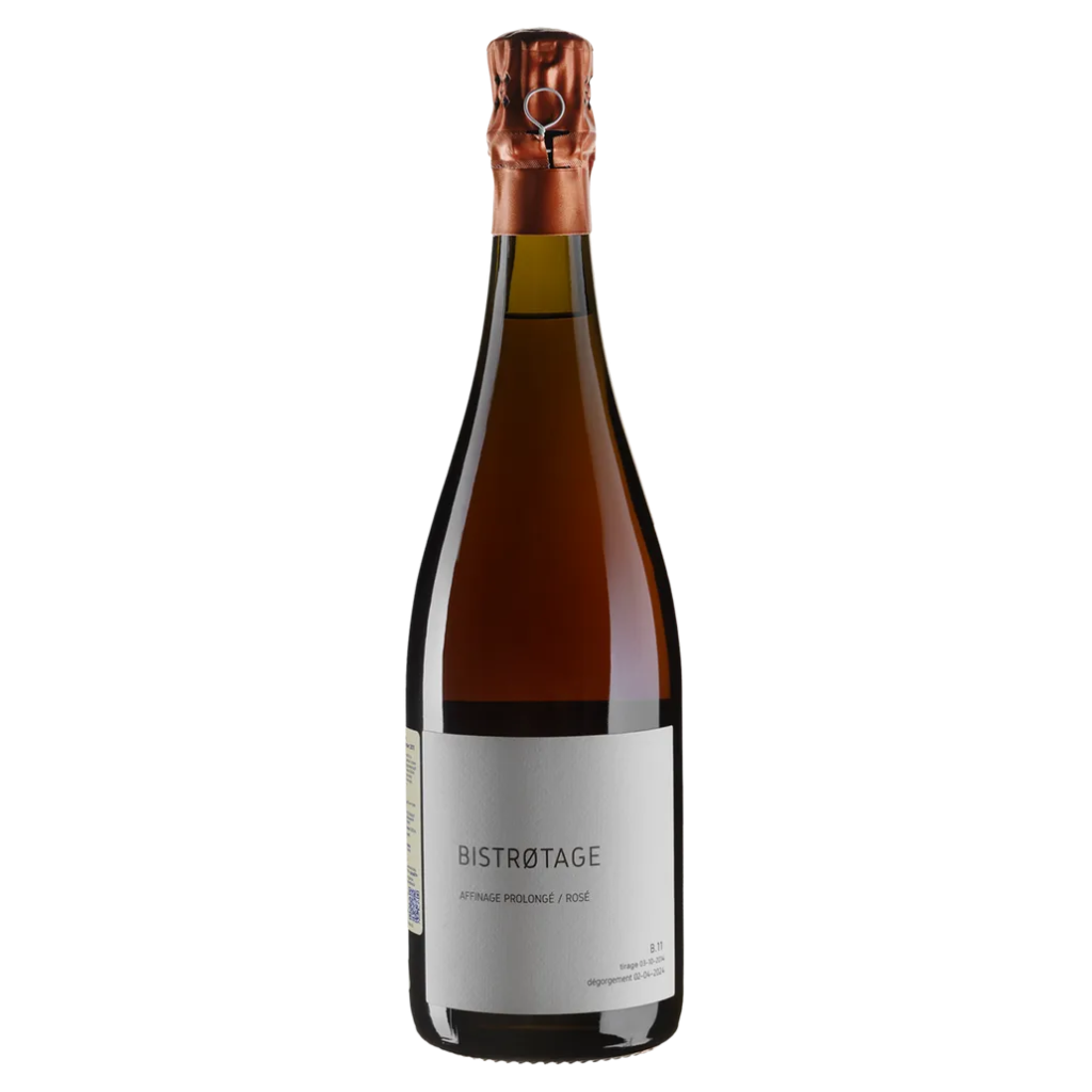 Шампанське Francoise Martinot Бістротаж B.11 Розе Аффінаж Пролонг 2011 / Bistrotage B.11 Rose Affinage Prolonge рожеве екстра-брют 0.75л