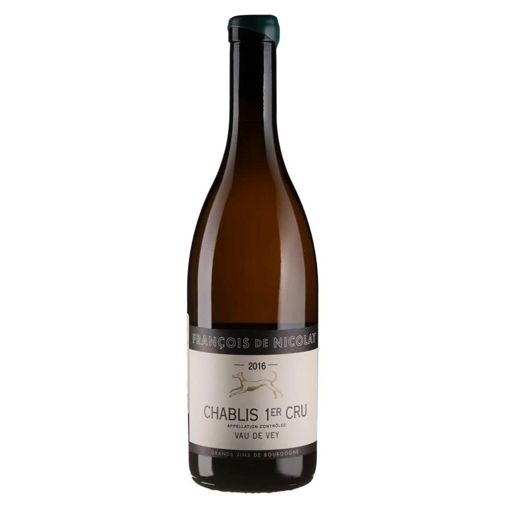 Вино Francois de Nicolay Шаблі Прем'єр Крю "Во де Ве" 2016 / Chablis 1er Cru "Vau de Vey" виноградне натуральне біле сухе 0.75 л