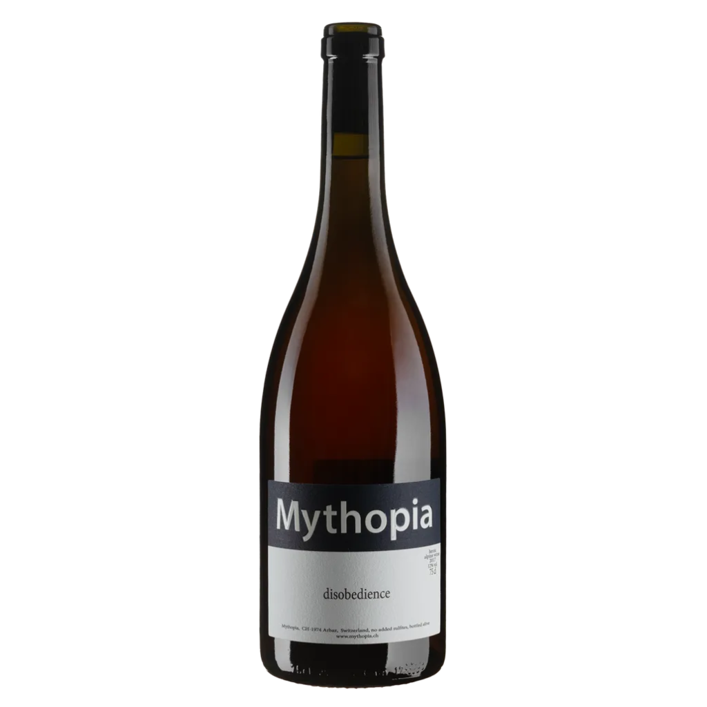 Вино Mythopia Дісобідієнс 2017 / Disobedience виноградне натуральне біле сухе 0.75л