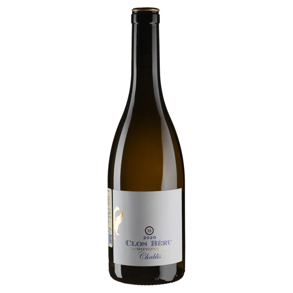 Вино Chateau de Beru Шаблі Кло Беру Монополь 2020 / Chablis Clos Beru Monopole біле сухе 0,75 л