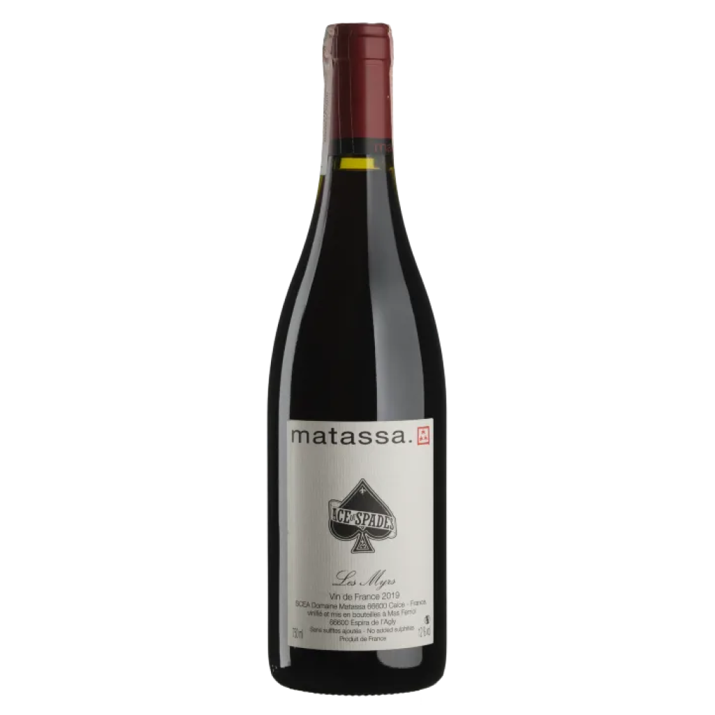 Вино Matassa Ейс оф Спейдс 2021 / Ace of Spades червоне сухе 0,75 л
