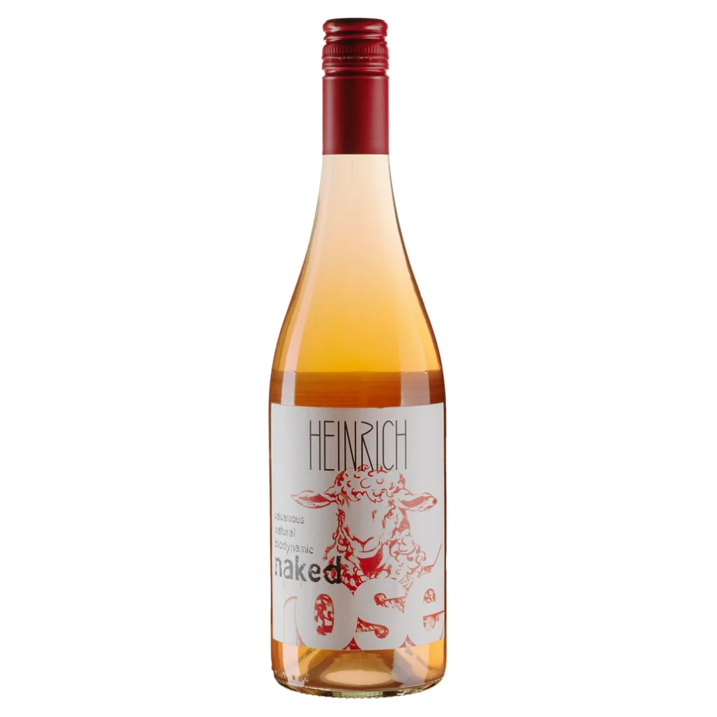 Вино Heinrich Нейкед Розе (Блауфранкіш) / Naked Rose (Blaufrankisch) виноградне натуральне рожеве сухе 0.75л