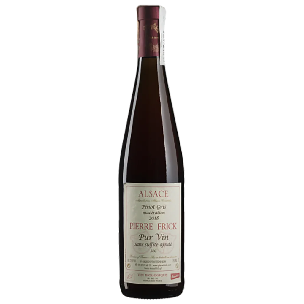 Вино Pierre Frick Піно Грі Масерасьйон Пур Він 2020 / Pinot Gris Maceration Pur Vin виноградне натуральне сухе біле 0,75 л