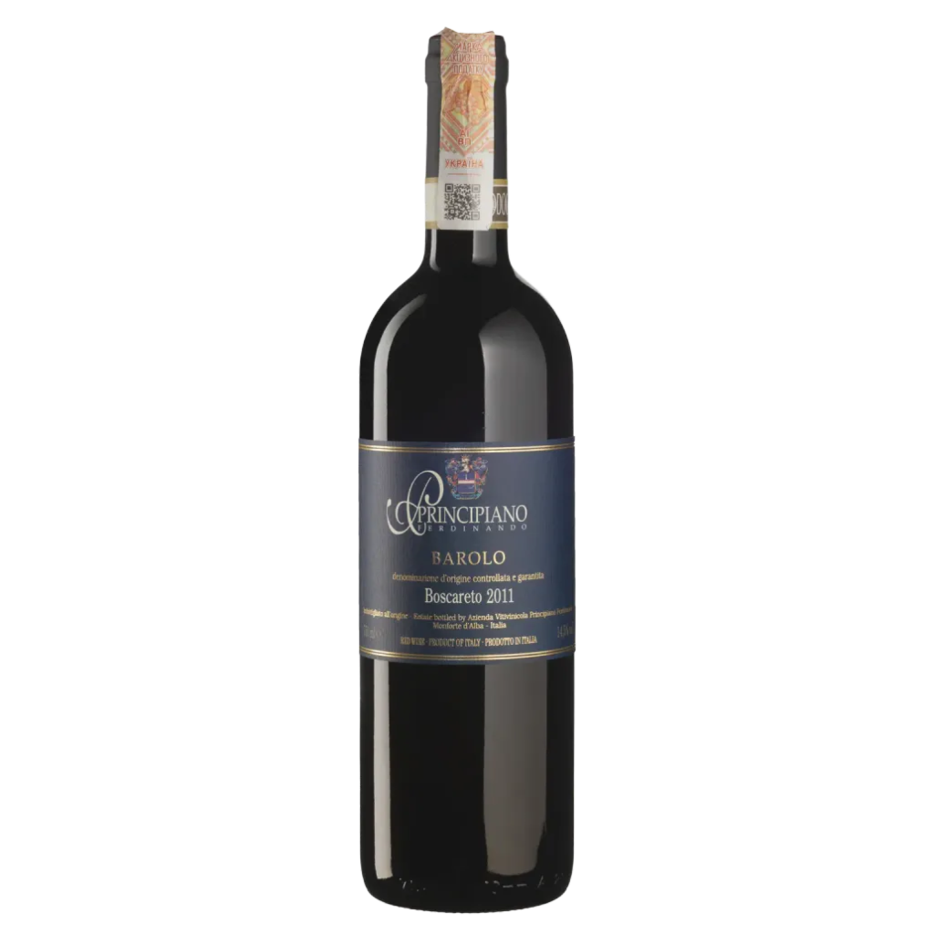 Вино Ferdinando Principiano Бароло DOCG Боскарето 2011 / Barolo DOCG Boscareto червоне сухе 0,75 л