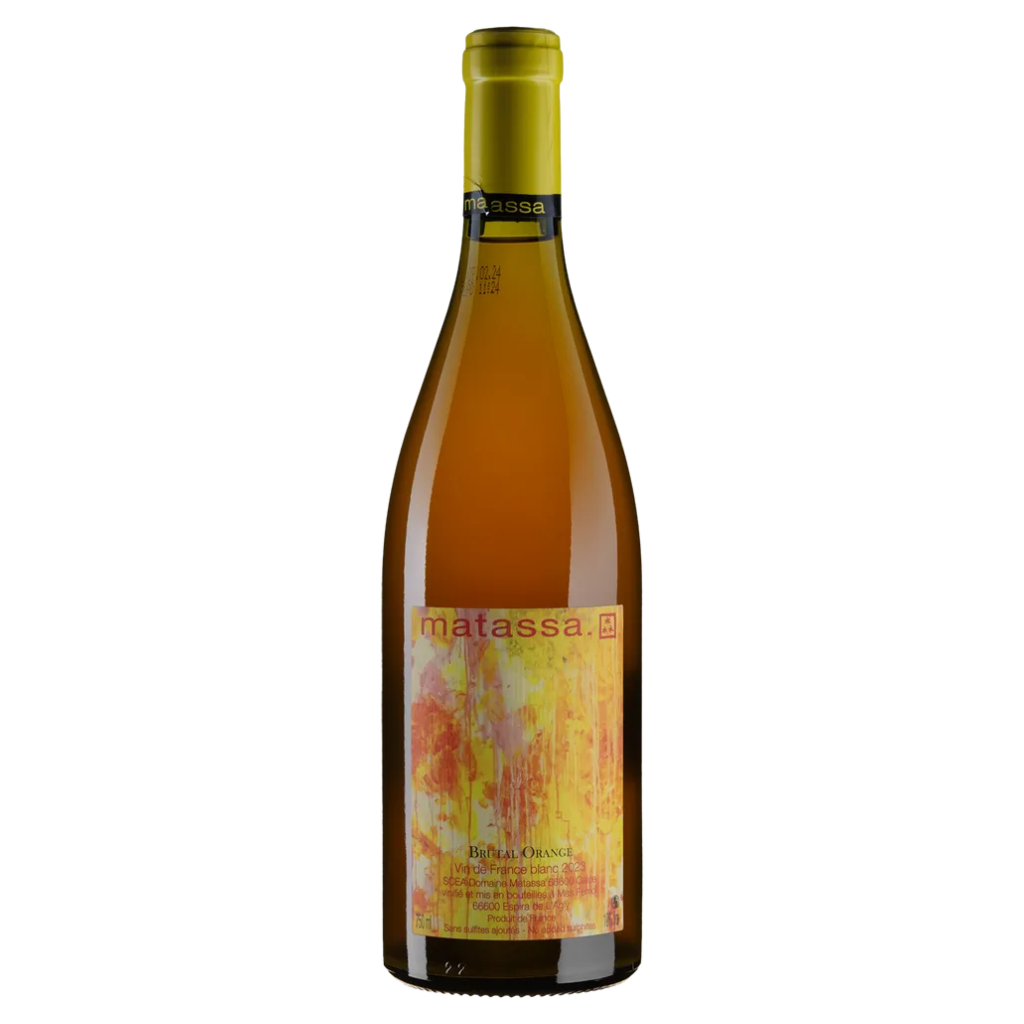 Вино Matassa Брутал Оранж 2023 / Brutal Orange виноградне натуральне біле сухе 0.75 л