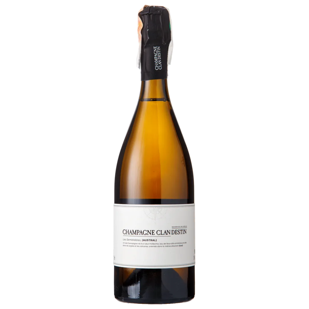 Шампанське Champagne Clandestin Шампань Кюве Остраль 2020 / Champagne cuvee Austral біле нон-дозаж 0,75 л