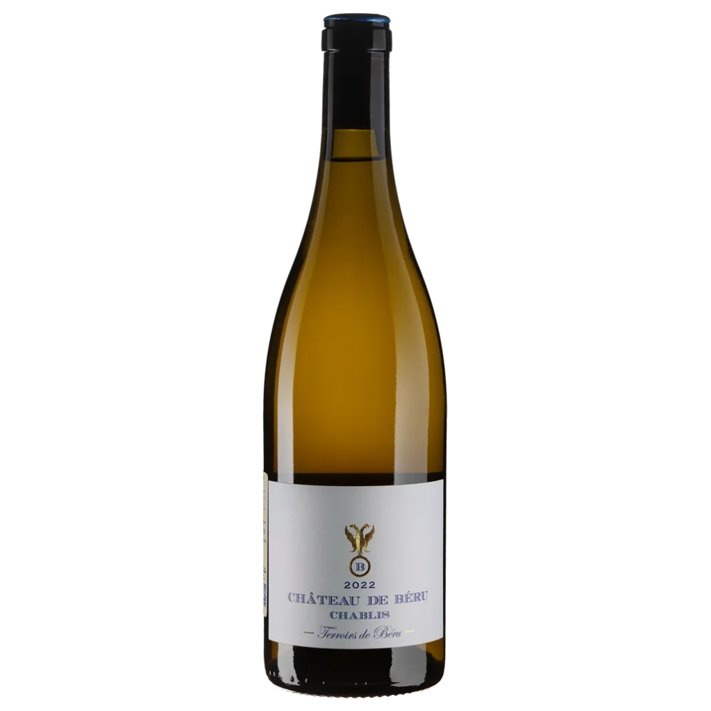 Вино Chateau de Beru Шаблі Терруар Де Беру 2022 / Chablis Terroirs De Beru виноградне натуральне біле сухе 0.75 л