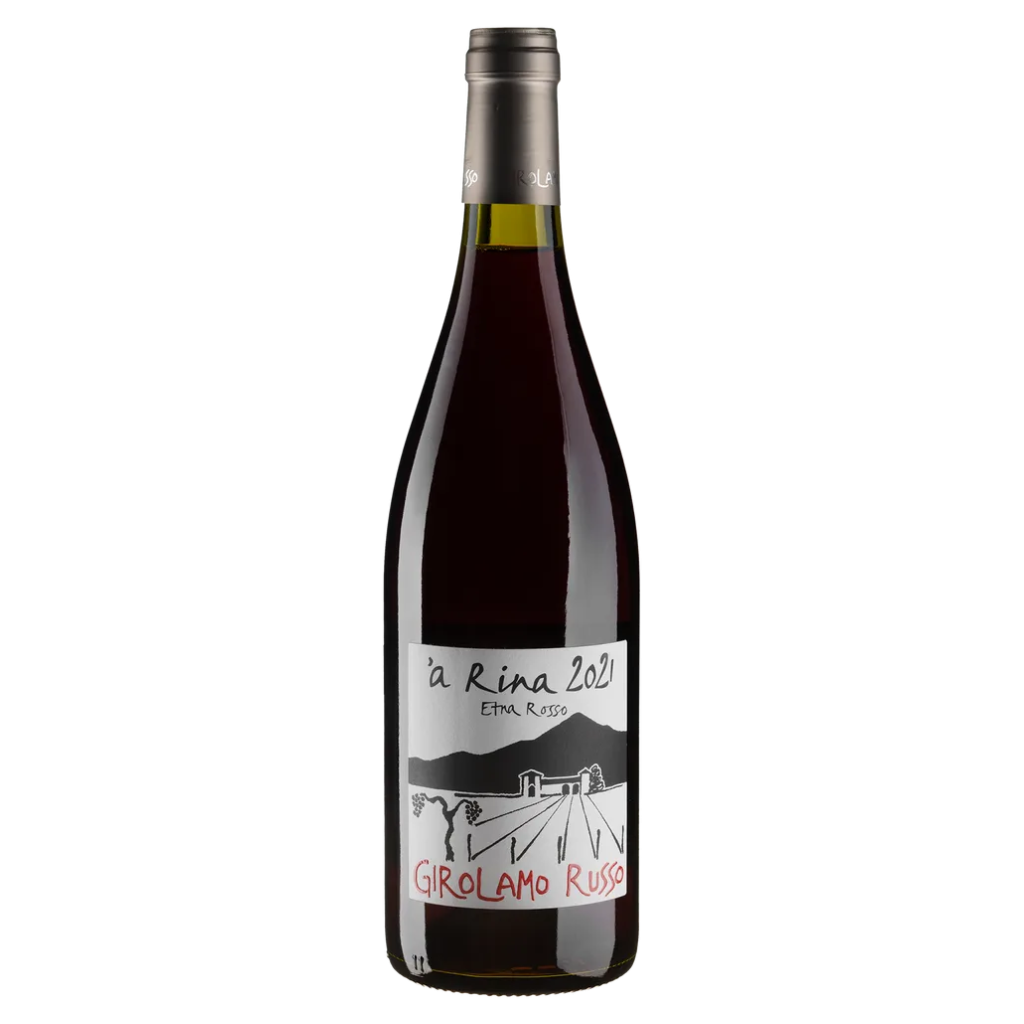 Вино Girolamo Russo Етна Россо А Ріна 2021 / Etna Rosso A Rina Вино виноградне натуральне  червоне сухе 0.75л