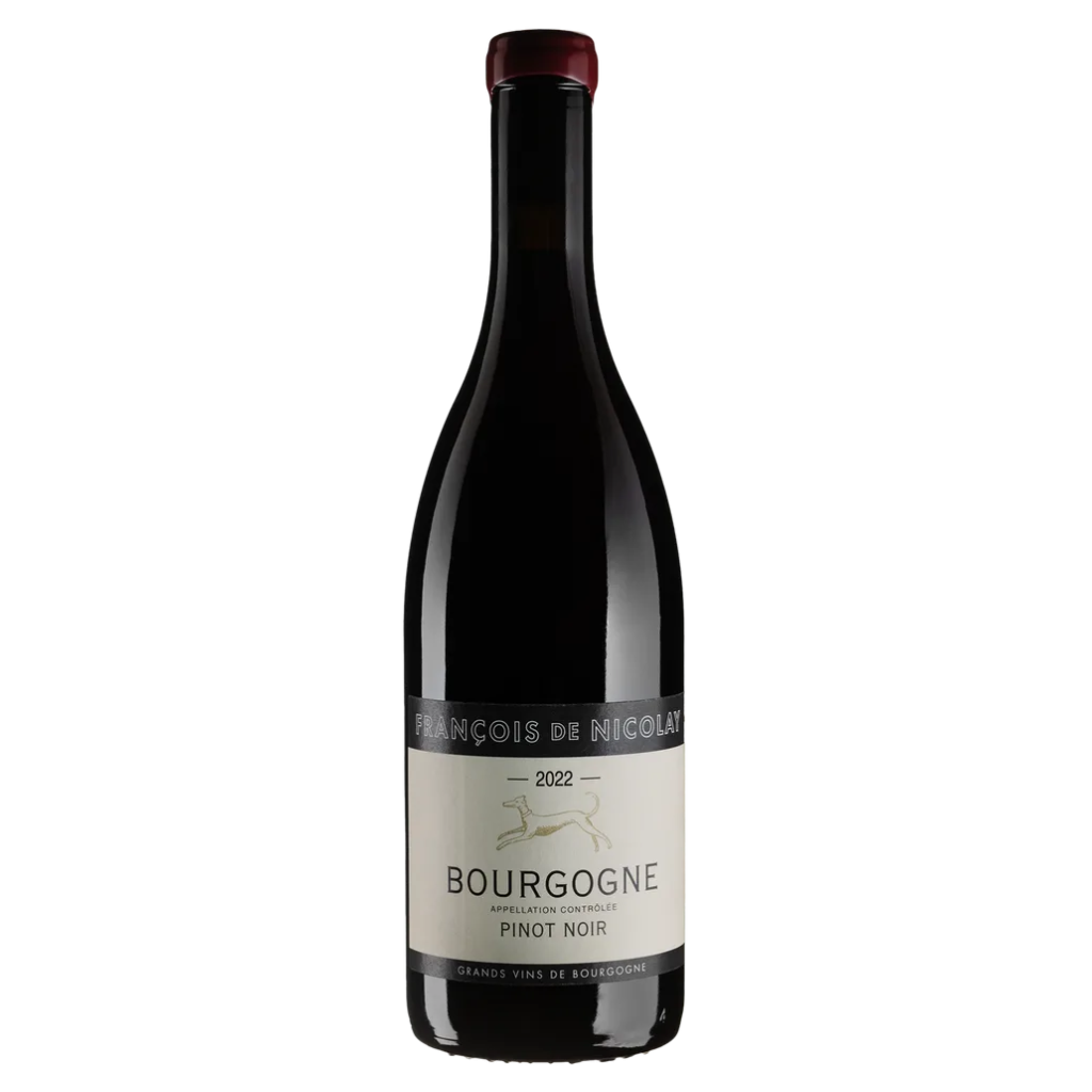 Вино Francois de Nicolay Бургунді Піно Нуар 2022 / Bourgogne Pinot Noir вино виноградне натуральне  червоне сухе 0.75л