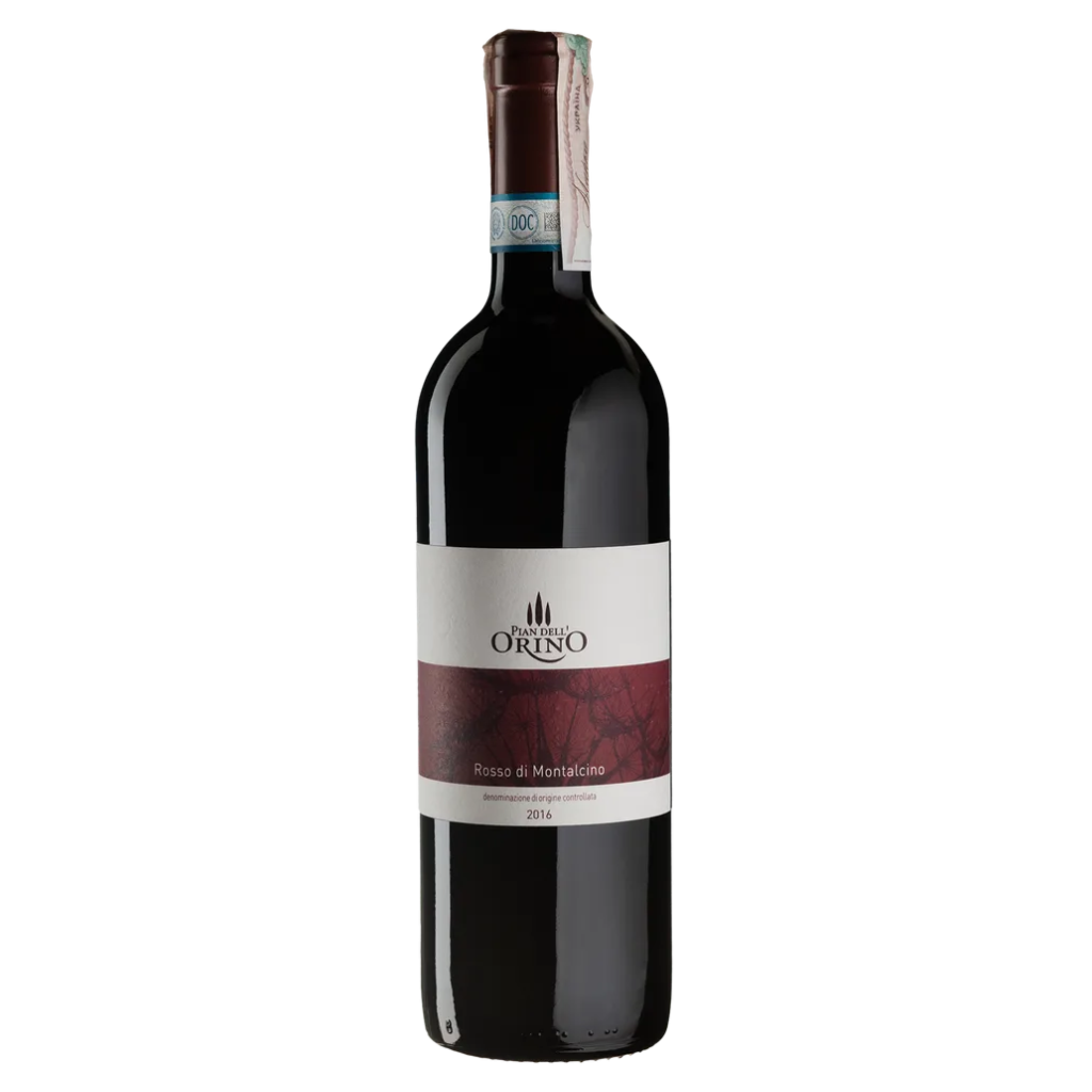 Вино Pian dell'Orino Россо ді Монтальчіно / Rosso di Montalcino вино виноградне натуральне червоне сухе 0.75л