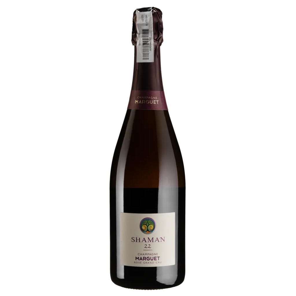 Шампанське Champagne Marguet Шаман 22 Розе Гран Крю / Shaman 22 Rose Grand Cru брют-натюр рожеве 0,75л