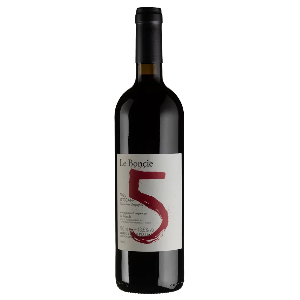 Вино Le Boncie 5 2019 / "5" натуральне червоне сухе 0,75 л