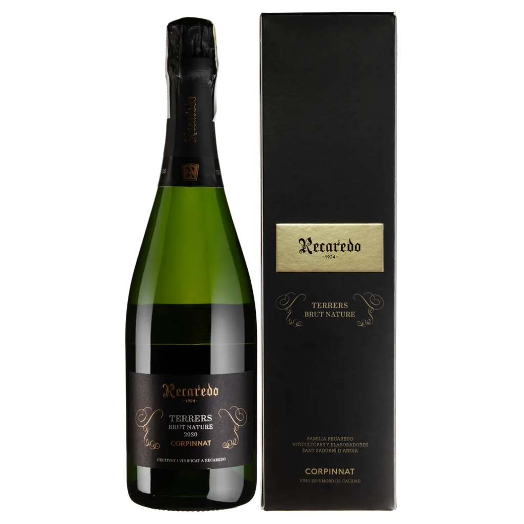 Ігристе Recaredo Террерс Брют Натюр, подарункова коробка 2018 / Terrers Brut Nature, gift box біле нон-дозаж 0,75 л