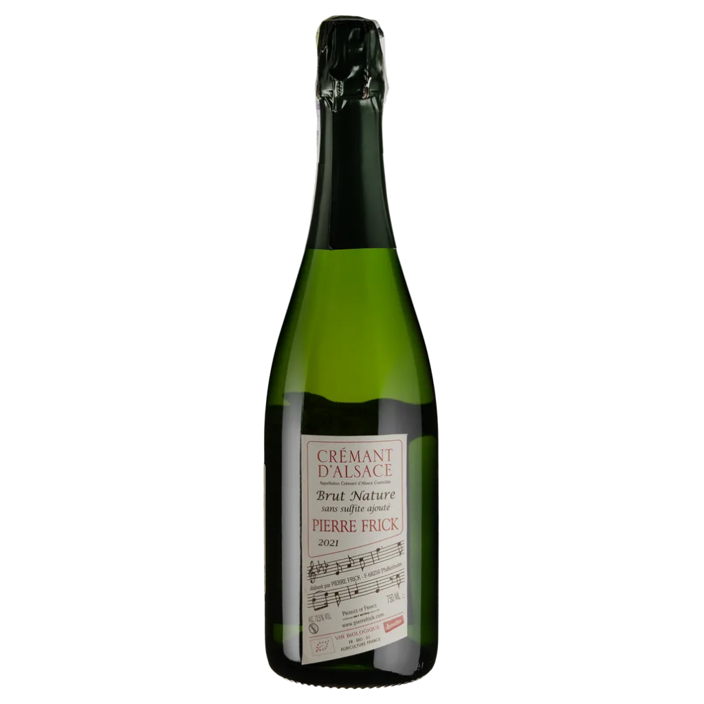Вино Pierre Frick Кремант Пур Він 2021 / Cremant Pur Vin біле ігристе брют 0,75 л