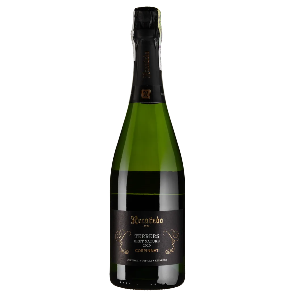 Вино Террерс Брют Натюр 2019 / Terrers Brut Nature виноградне натуральне ігристе біле без дозажу 0.75л