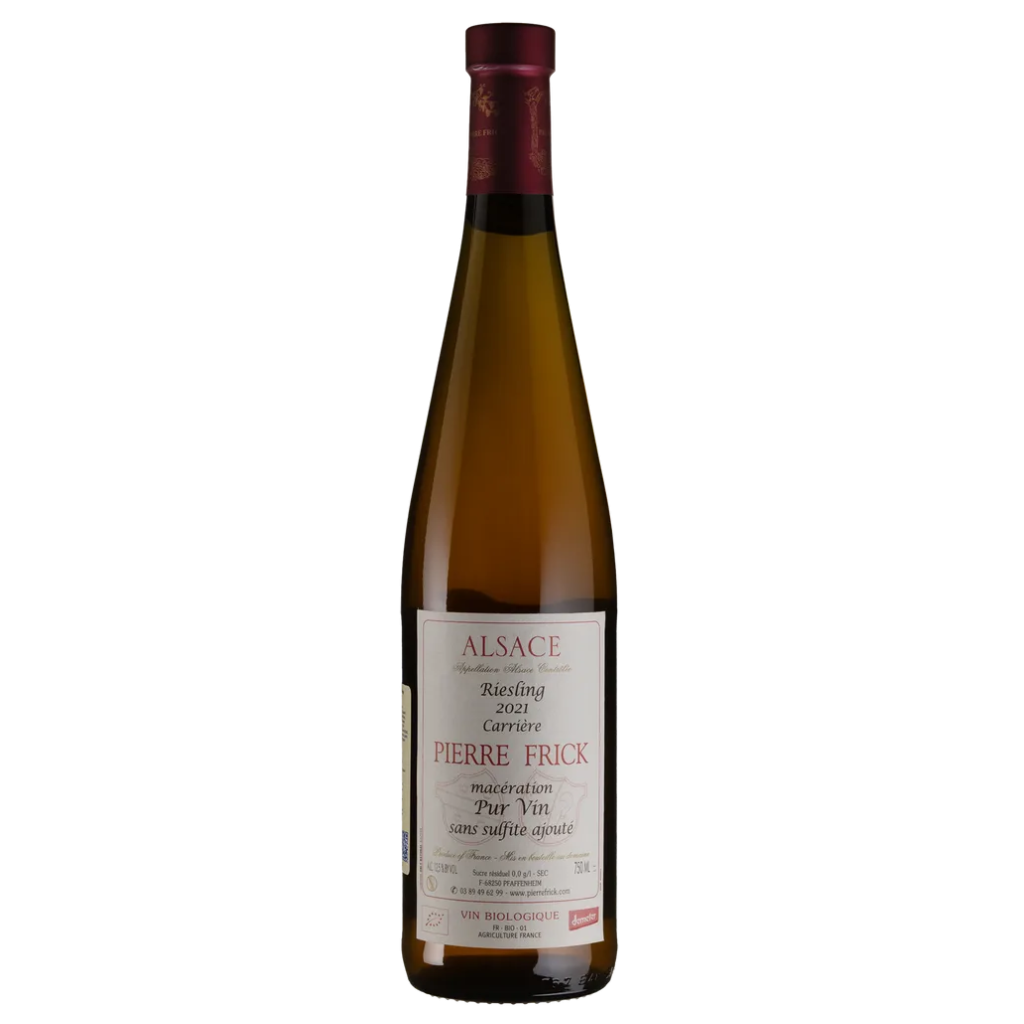 Вино Pierre Frick Рислінг Каррієр - Мацерасьйон 2021 / Riesling Carriere - Maceration біле сухе 0.75л