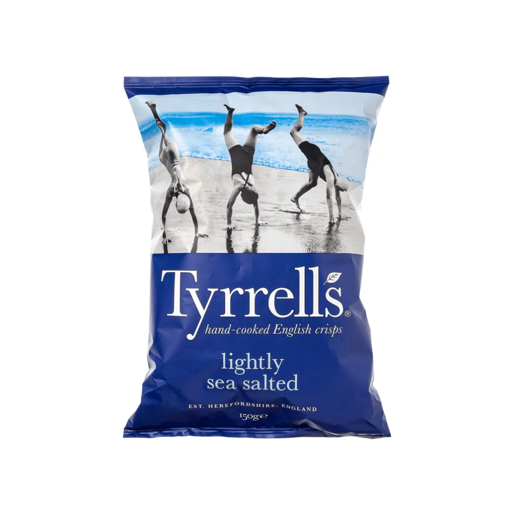 Чипси картопляні з морською сіллю 150г, Tyrrell's