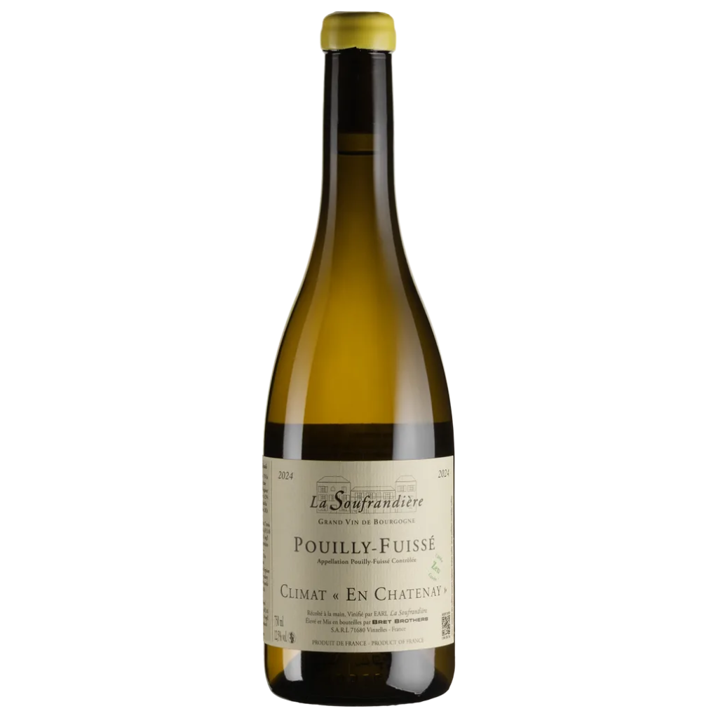 Вино La Soufrandiere Пуї-Фюїссе Кліма Е Шатено Кюве Зен 2023 / Pouilly-Fuisse Climat En Chatenay Cuvee Zen біле сухе 0,75л
