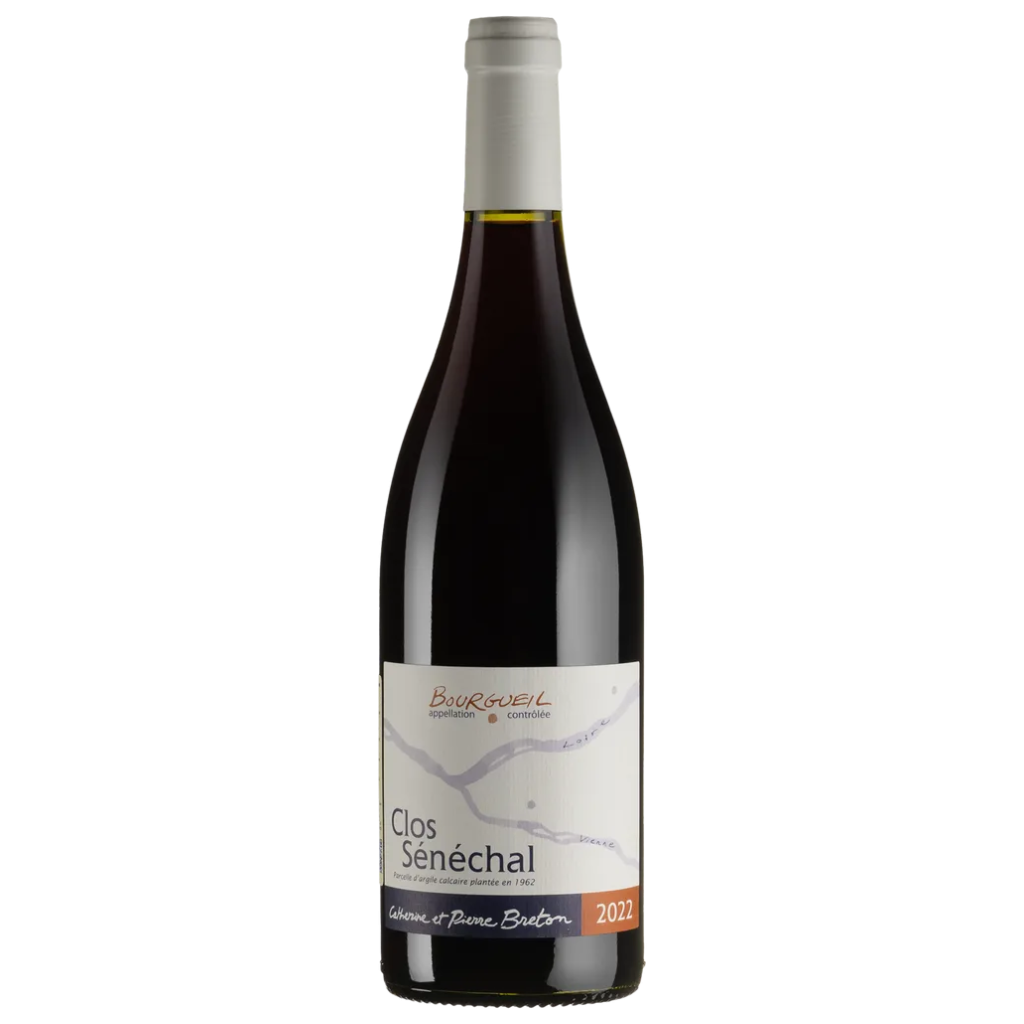 Вино Catherine et Pierre Breton Бургей Кло Сенешаль 2022 / Bourgueil Clos Senechal червоне сухе 0.75л