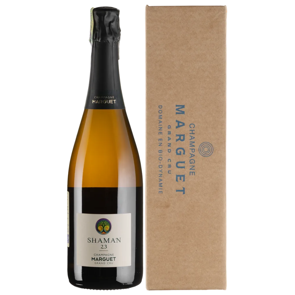 Шампанське Champagne Marguet Шаман 23 Гран Крю 2023 / Shaman 23 Grand Cru біле брют-натюр 0.75л