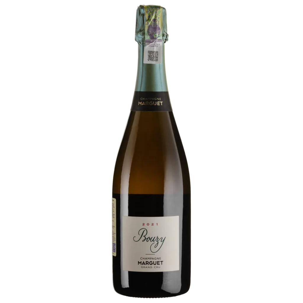 Шампанське Champagne Marguet Бузі Гран Крю 2021 / Bouzy Grand Cru біле екстра-брют 0.75л