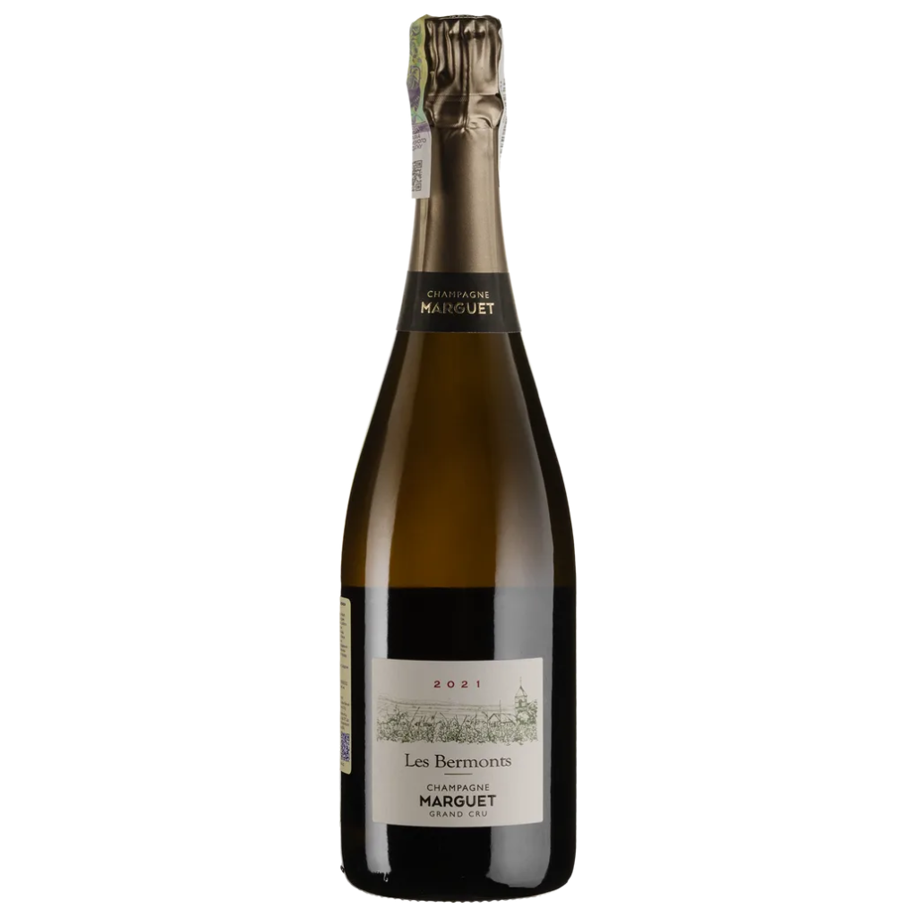 Шампанське Champagne Marguet Лє Бермон 2021 / Les Bermonts біле брют-натюр 0.75л