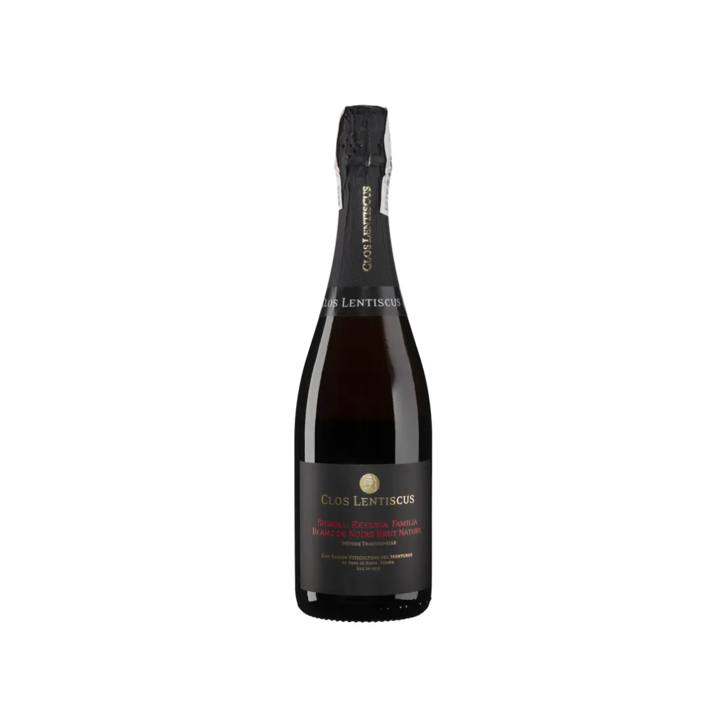 Вино Clos Lentiscus Блан де Нуар Брют Натюр / Blanc de Noirs Brut Nature виноградне натуральне ігристе біле без дозажу 0.75 л