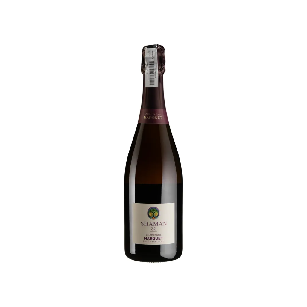 Шампанське Champagne Marguet Шаман 22 Розе Гран Крю / Shaman 22 Rose Grand Cru брют-натюр рожеве 0,75л