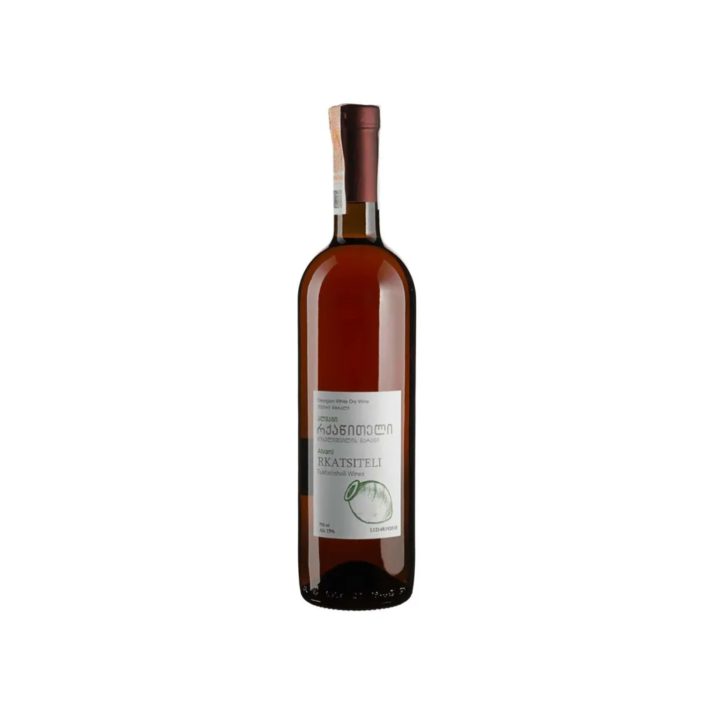 Вино Tsikhelishvili wines Ркацителі 2019 / Rkatsiteli біле сухе 0,75 л