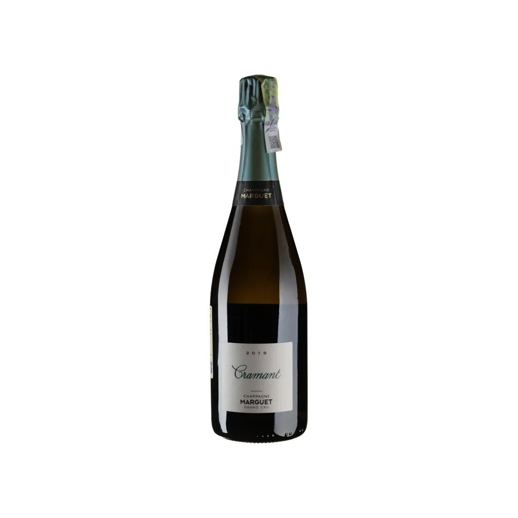 Шампанське Champagne Marguet Креман Гран Крю Віляж 2019 / Cramant Grand Cru Village брют-натюр біле 0,75л