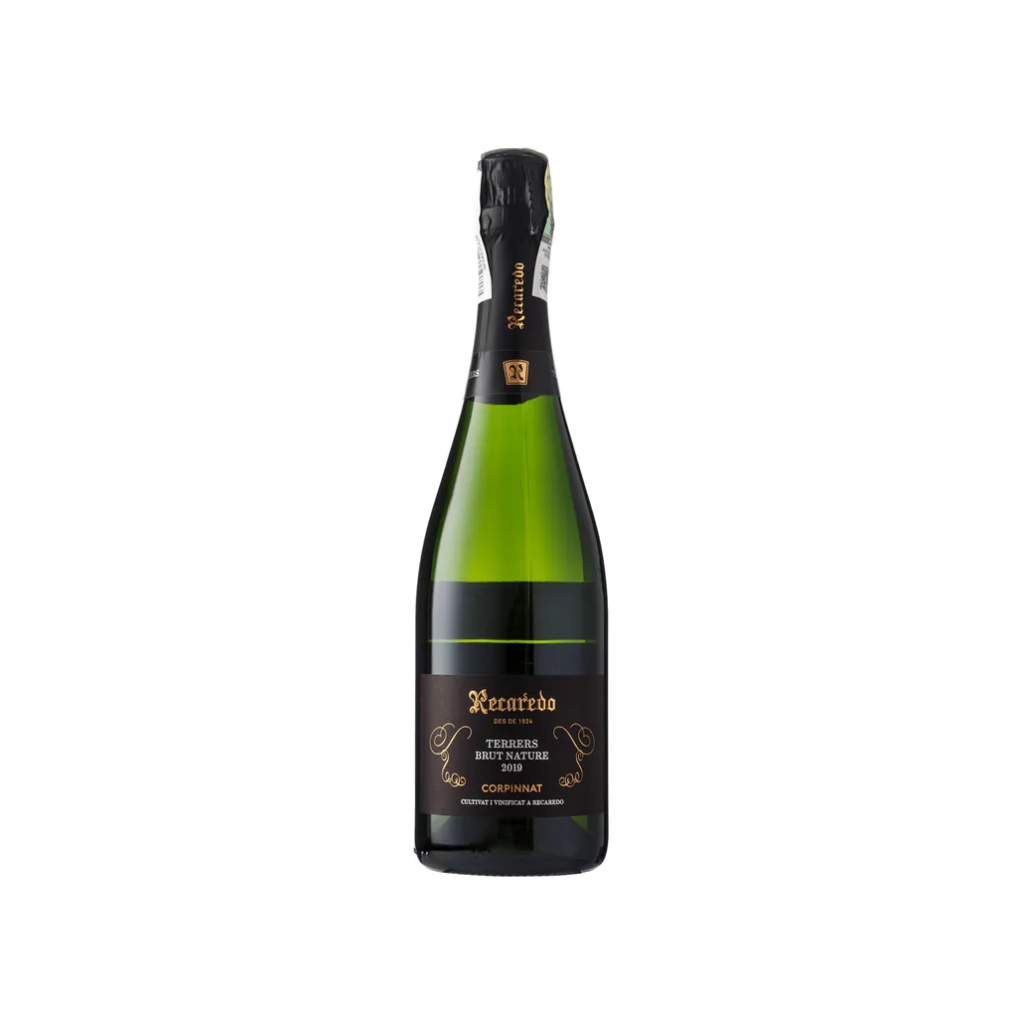 Вино Террерс Брют Натюр 2019 / Terrers Brut Nature виноградне натуральне ігристе біле без дозажу 0.75л