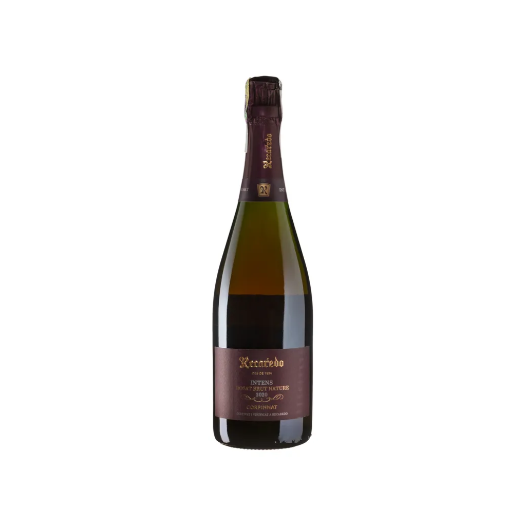 Вино Recaredo Інтенс Розат Брют Натюр 2020 / Intens Rosat Brut Nature виноградне натуральне рожеве ігристе без дозажу 0.75л