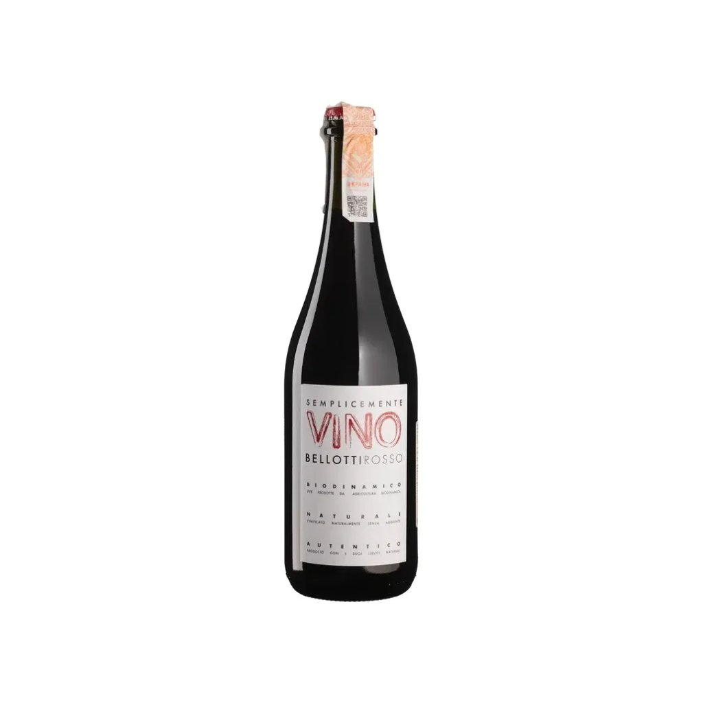 Вино Cascina Degli Ulivi Семплічементе Віно Беллотті Россо / Semplicemente Vino Bellotti Rosso червоне сухе 0,75 л